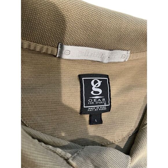 Gear For Sports polo shirt - taupe - L - 🙂3/$15 - Picture 6 of 6